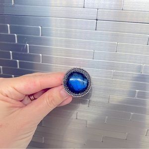 NEW Labradorite adjustable stone ring